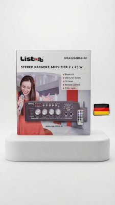 Liston 12 MFA1250USB-RC Stereo Karaoke Verstärker – Neu & OVP!