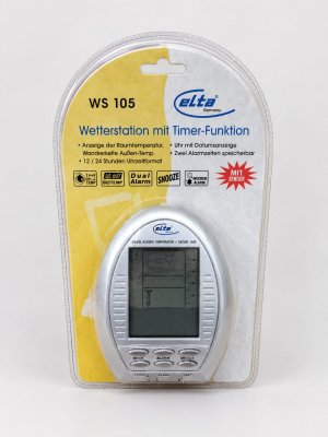 ELTA WS 105 Wetterstation mit Timer-Funktion – Neu & OVP