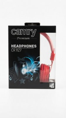 Camry Premium CR 1127 On-Ear-Kopfhörer (Rot, Neu in OVP)
